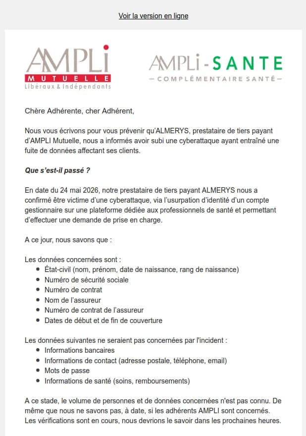 Preuve de fuite du 24 mai 2026