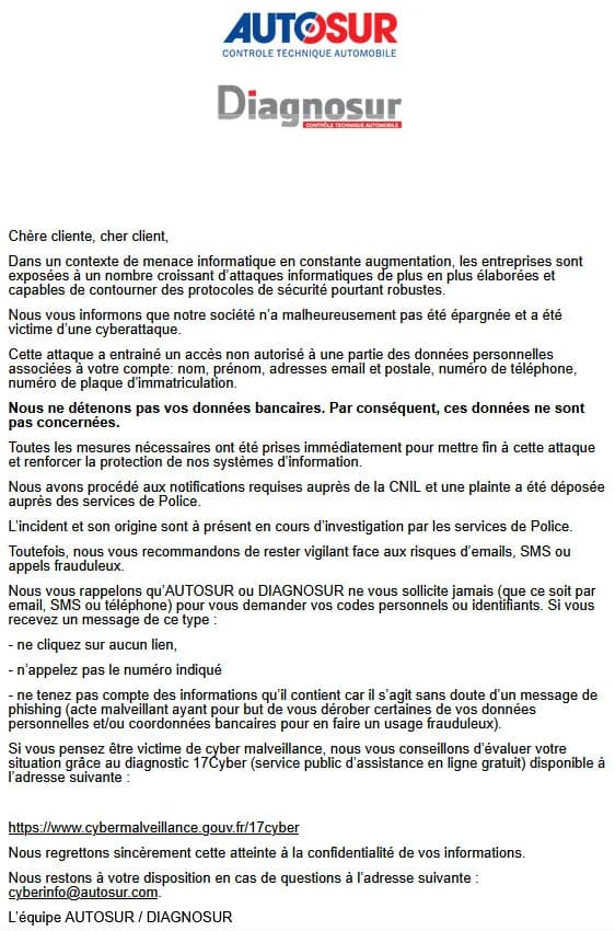 Preuve de fuite du 26 mai 2025