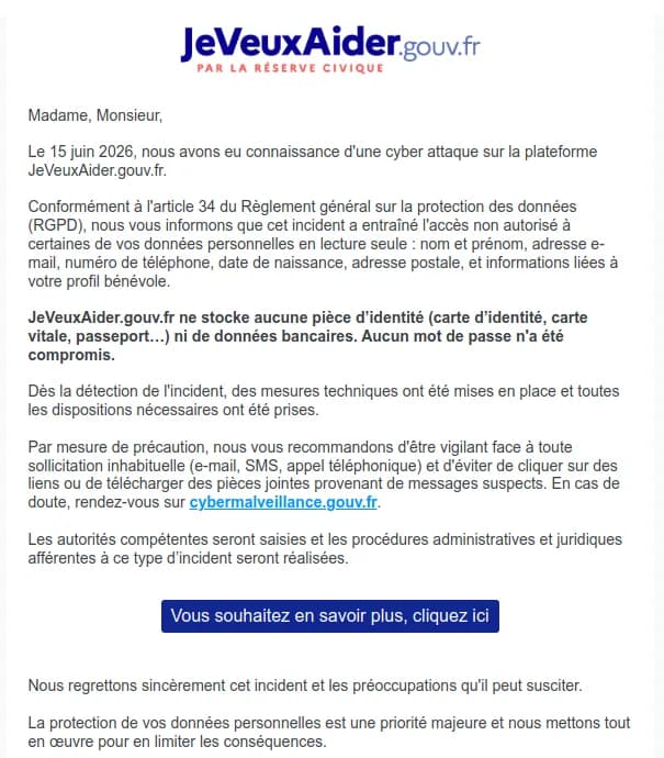 Preuve de fuite du 16 juin 2026