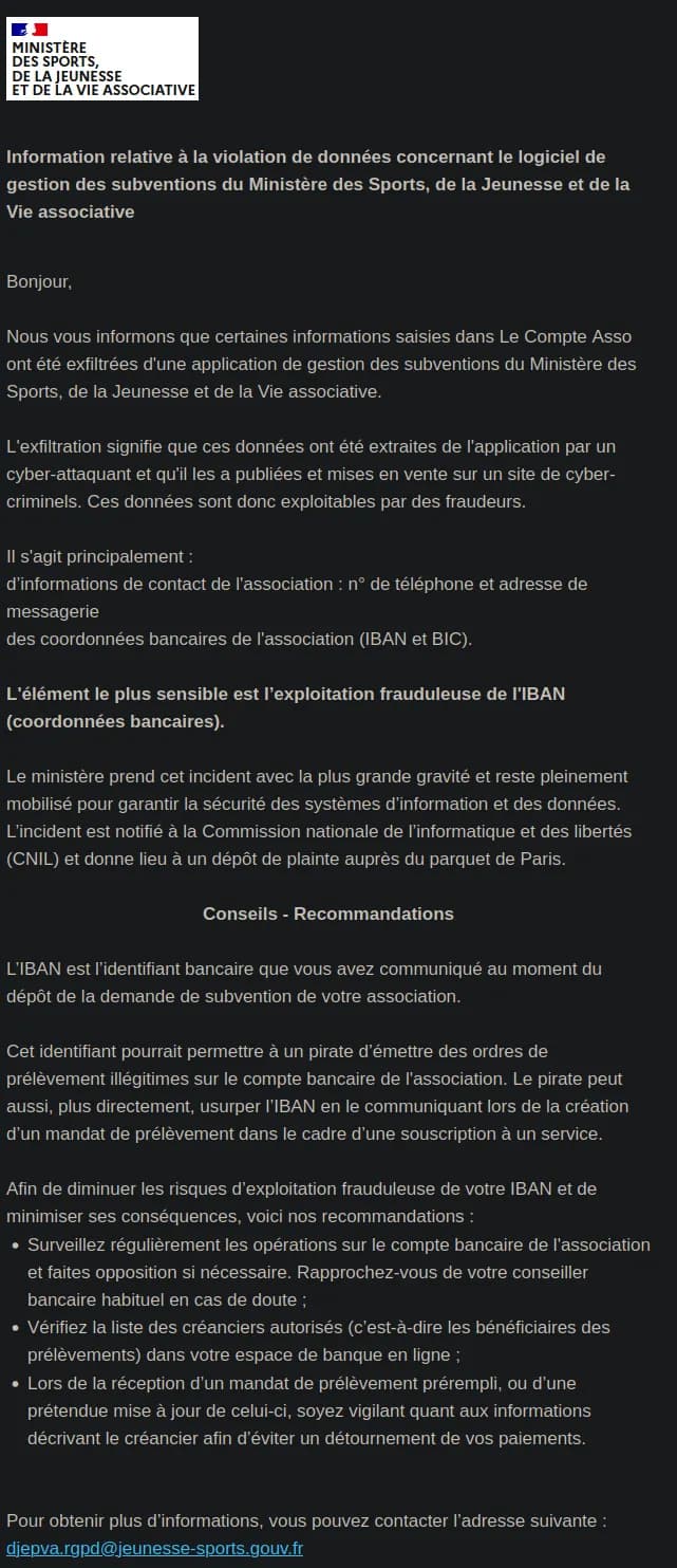 Preuve de fuite du 26 juin 2026