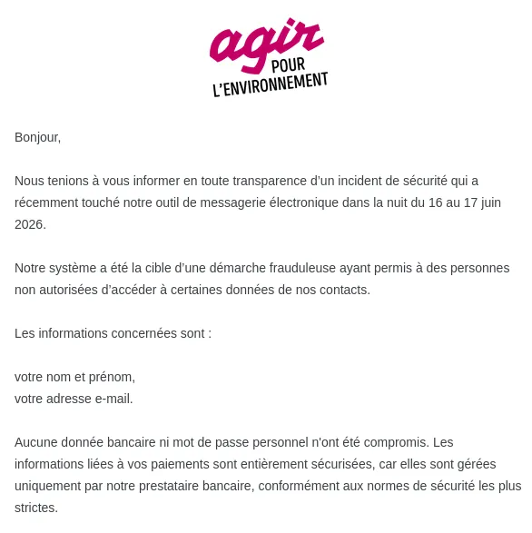 Logo Agir pour l'environnement