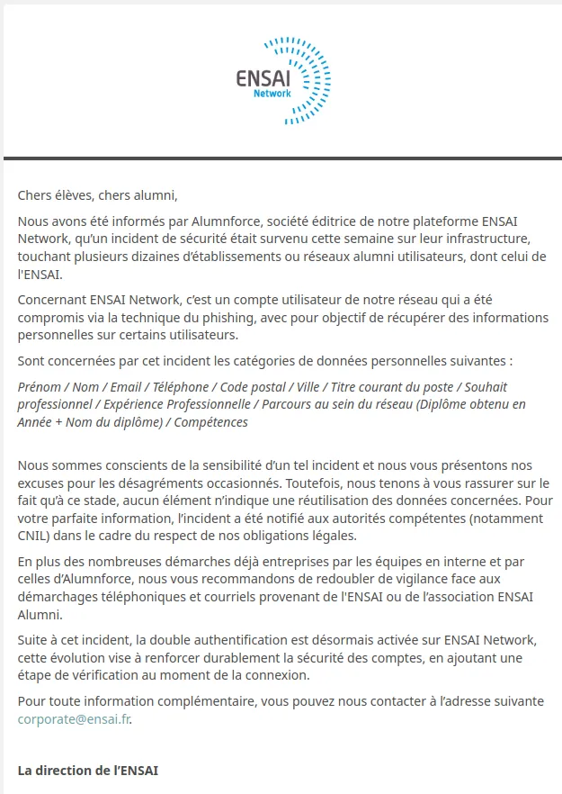 Logo ENSAI Network